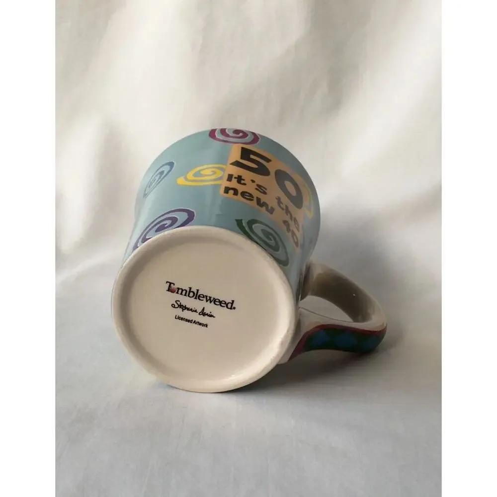 Tumbleweed Pottery Cup 50th‎ Birthday Mug